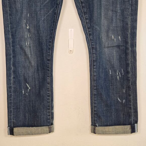 Pilcro And The Letterpress Hyphen Fit Women's Mid Rise Dark Wash Jeans Size 28 - Picture 5 of 13